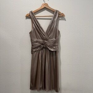 BCBGMAXAZRIA Metallic Dress